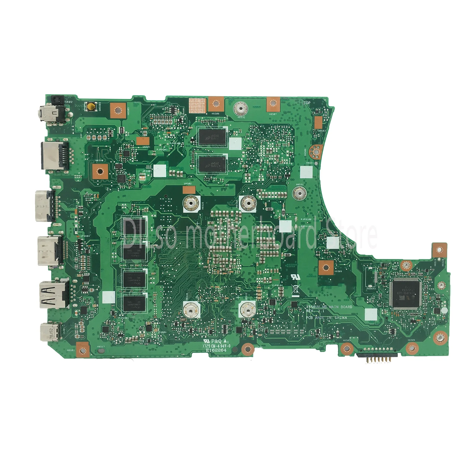 X556UV Mainboard For ASUS A556U X556UQ X556URK X556UJ X556UQK X556UF X556U Laptop Motherboard I3 I5 I7 GT930M GT940M 930MX 940MX