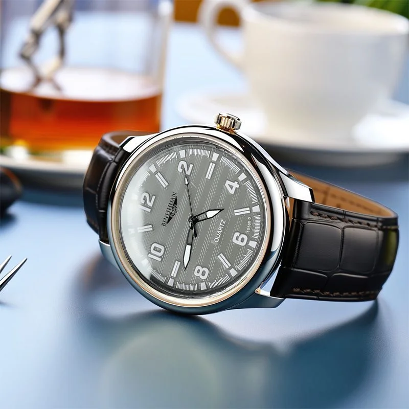 2025 nova marca de topo homem relógio de pulso luxo negócios à prova dwaterproof água relógio para homem relógio de quartzo relógios masculinos de couro reloj bonito