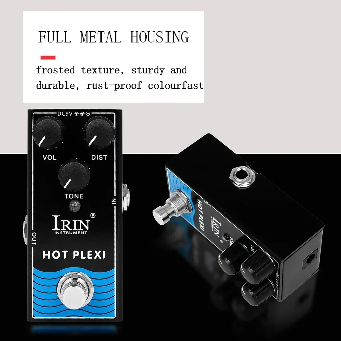 IRIN Electric Guitar Effect Pedal Compression Overdrive Distortion Chorus Delay Effects True Bypass Pedal Guitarra Accessory