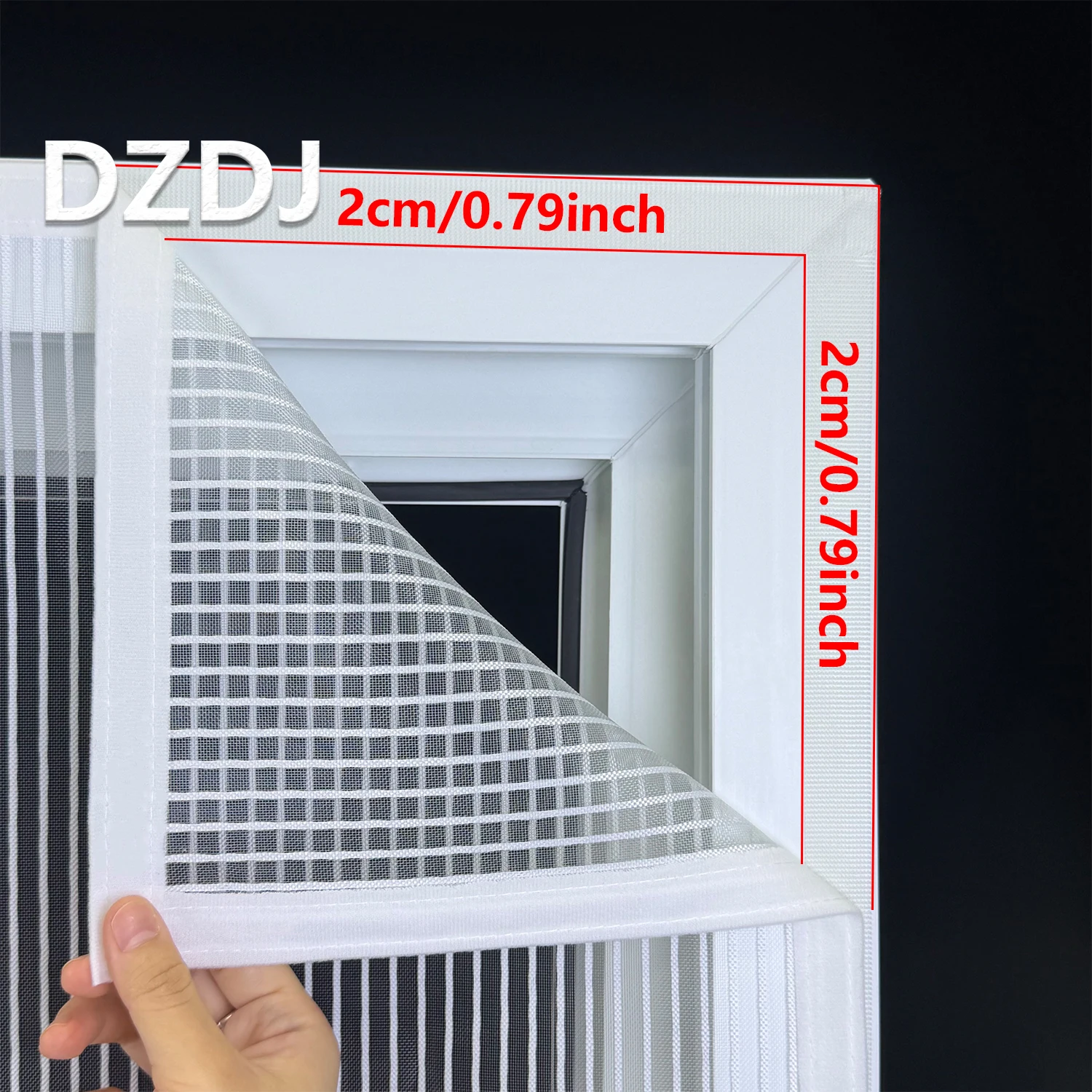 Mosquiteras Para Ventana，Self-Adhesive Mosquito Nets，Curtains and Window Treatments，Easy to Install，Household Moustiquaire