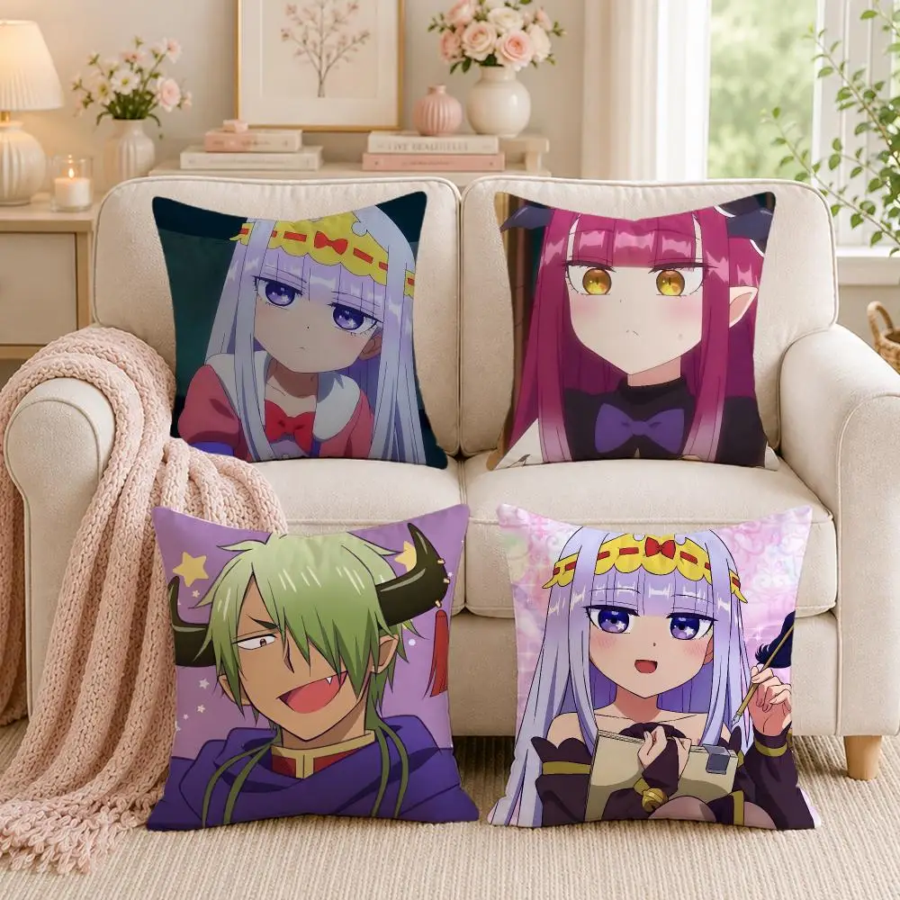 Cute Anime Sleepy Princess in the Demon Castle Cushion Cover Double-Sided Printed Pillow Cover Hypoallergenic Dust-Mite Proof