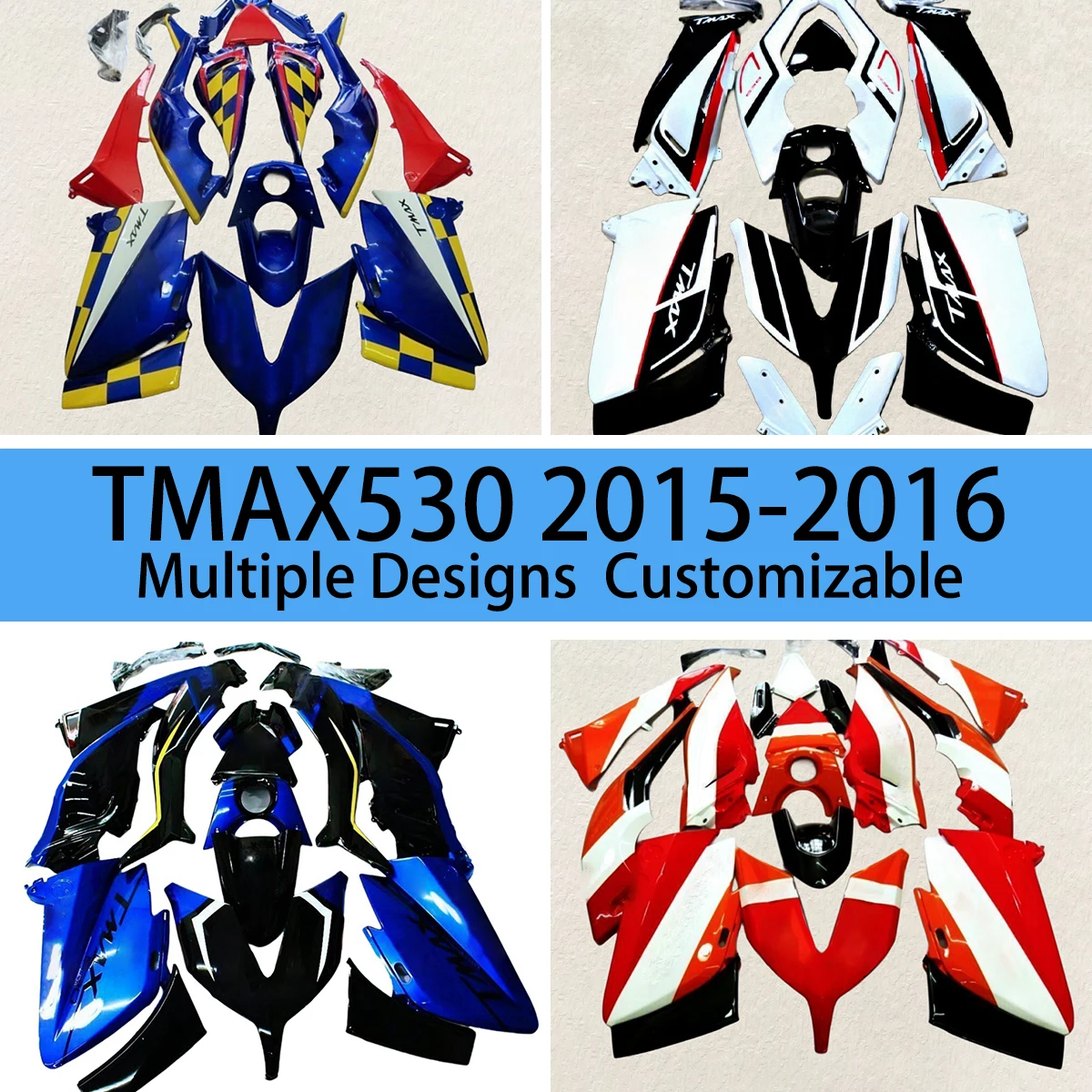 

New Custom Fairing Kit TMAX530 2015 2016 Bodywork Motorcycle Parts Fairings for YAMAHA TMAX 530 T-MAX530 15 16