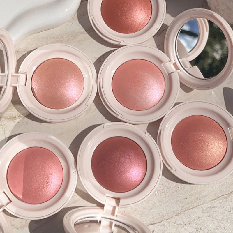 Hot Rare Beauty Soft Pinch Shimmer Powder Blush with Mirror Cheer Happy Joy Truth Lasting Waterproof Face Natural Glossy Makeup