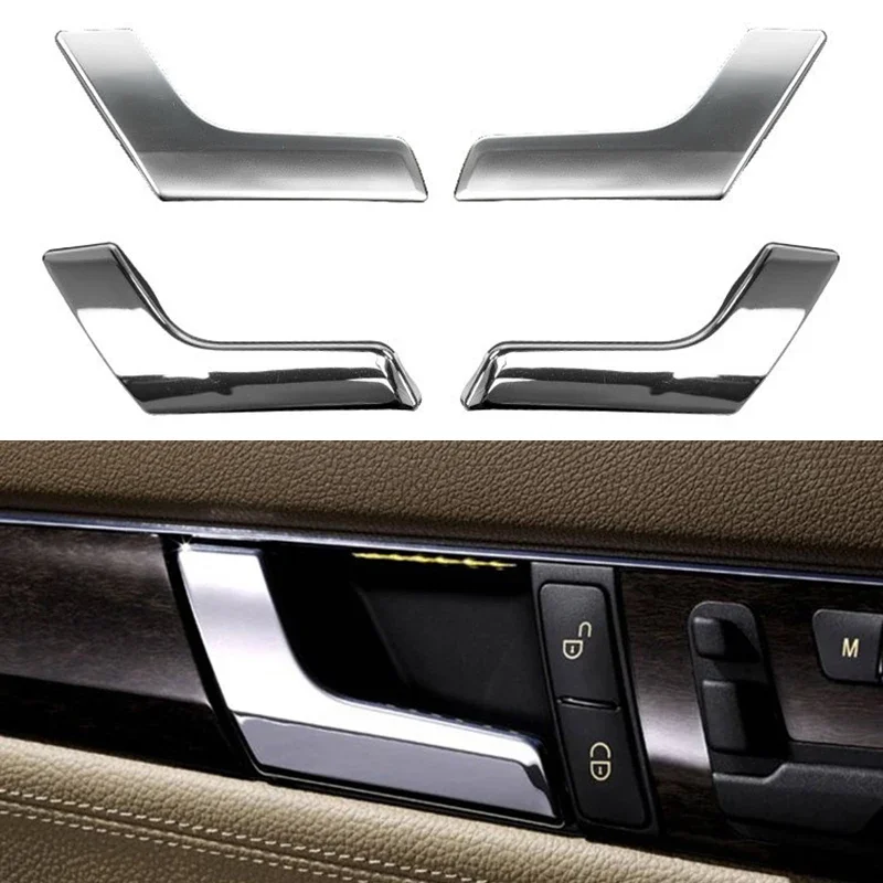 

For Mercedes-Benz C/GLK Class W204 X204 C200 1PCS Bright Left Right Car Door New Interior Handle Automobile Interior Accessories