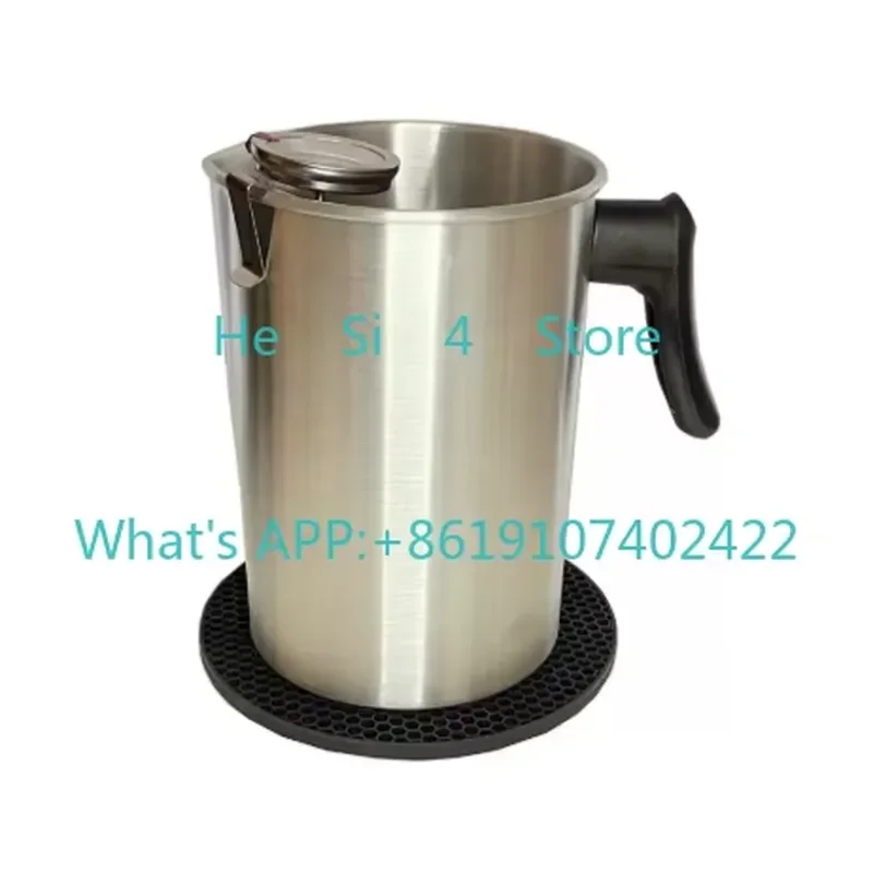 3 Liter Candle Wax Melting Pot Set Melting/Pouring Pot Coaster Thermometer Pour Pot Candle Melting Cup