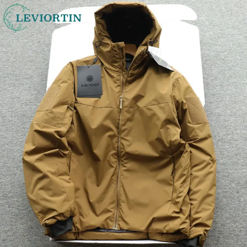 

Альтернативная легкая термоизоляционная куртка с птицами Ah Tongmu, теплая осенне-зимняя уличная ветрозащитная водонепроницаемая мужская куртка