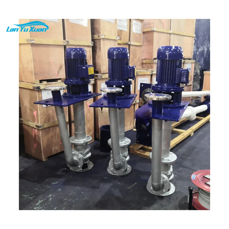 Vertical Submerged Pump sewage vertical cantilever sump long shaft submerged slurry pump