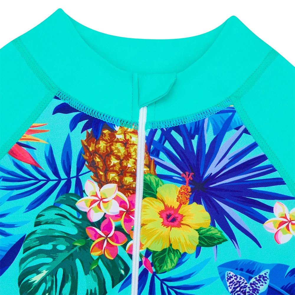 Girls’ swimsuit Little Girl Long Sleeve Front Zipper Swimwear Kids Single suits and cut 4-12 Years Children One Piece Swim suits 5 Girls' swimsuit Little Girl Long Sleeve Front Zipper Swimwear Kids Single suits and cut 4-12 Years Children One Piece Swim suits 5