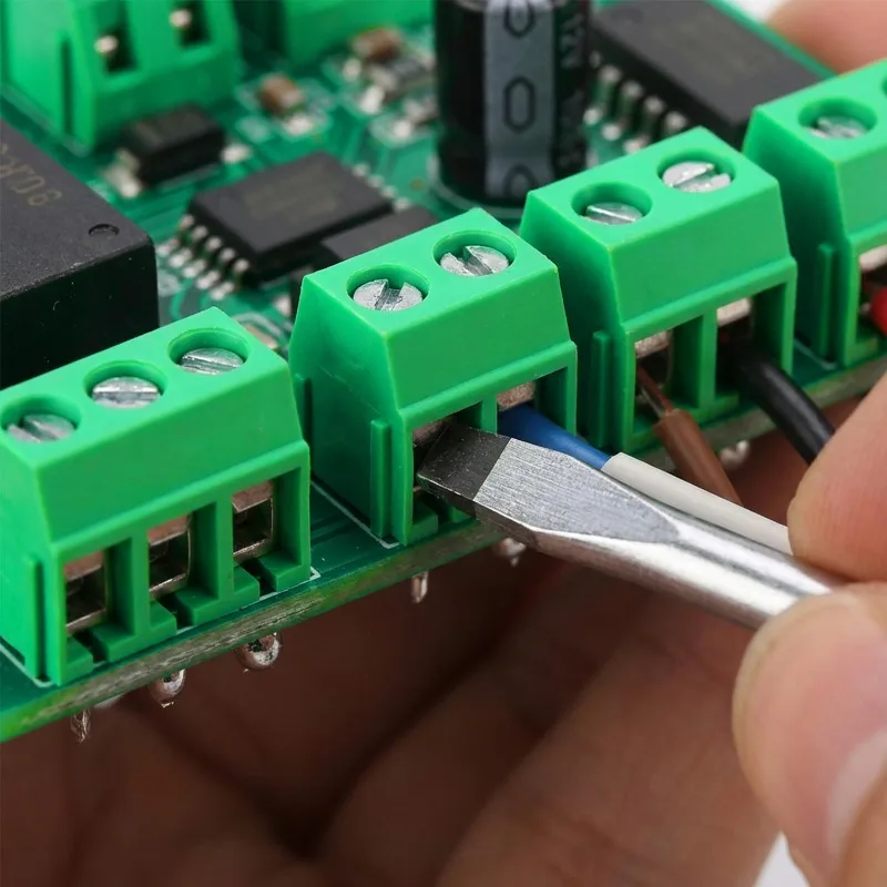 PCB Terminal Block Connector KF301 KF306 2Pin PCB Terminal Blocks Connector 5mm Straight Pin High Current 2P Plug Assortment Kit