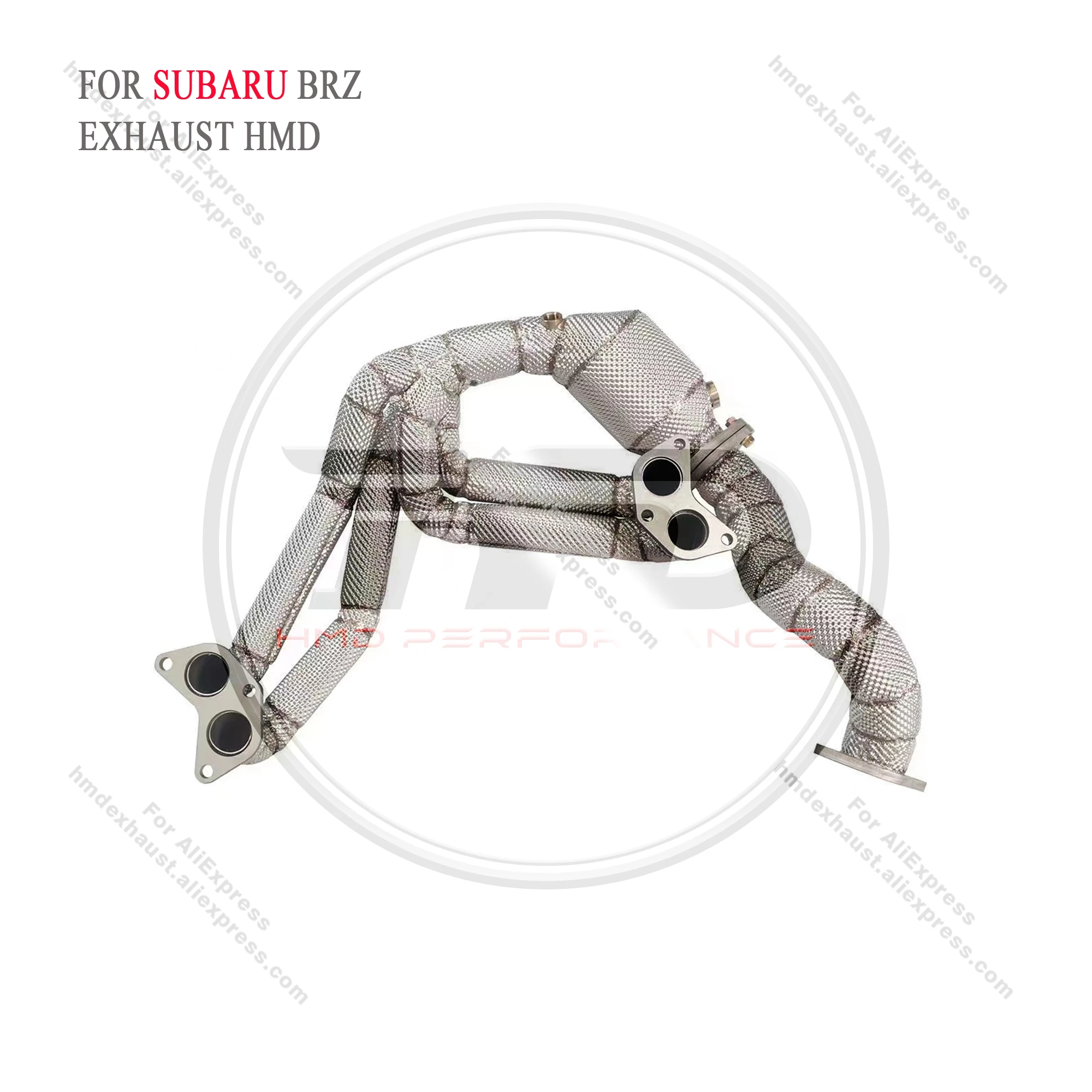 HMD Exhaust Manifold Downpipe for Toyota 86 Subaru BRZ Car Accessories With Catalytic Converter Header Without Cat Pipe