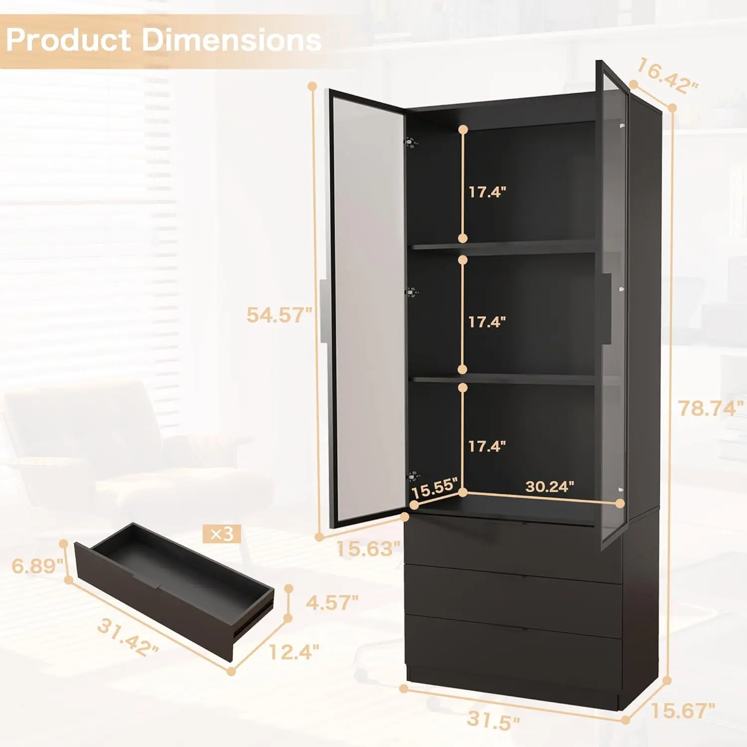 Thumbnail 2 - #13 Latest Glass Display Cabinets Offers