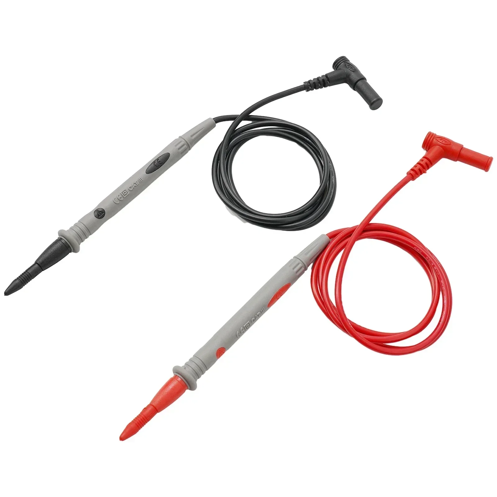 1 Pair 20A Digital Multimeter Probe Polyvinyl Chloride Wire Needle Tip UniversalTest Leads With Clip