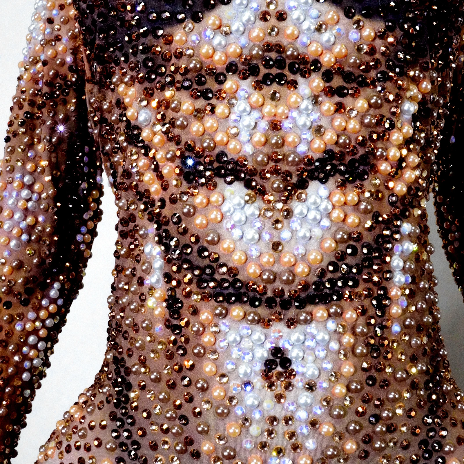 مثير حجر الراين بذلة العضلات رجل القطب الهذيان ملابس رقص الجمباز الزي حفلة جوجو الملابس سحب الملكة زي صورة تبادل لاطلاق النار كلوبوير #5