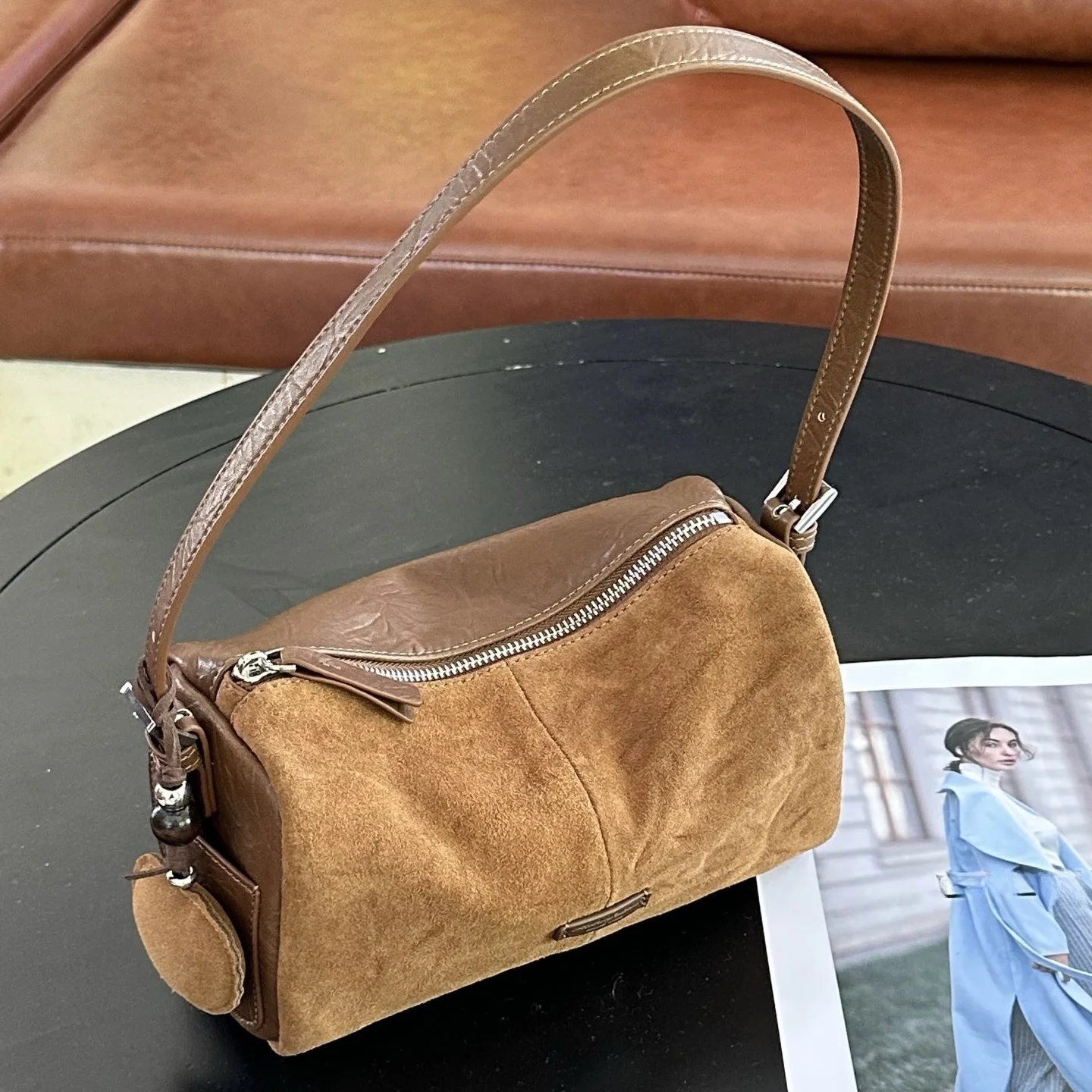 2026-new-fashion-versatile-single-shoulder-slant-crossbody-bag-matte-leather-tote-underarm-bag-babillon-bag-for-women