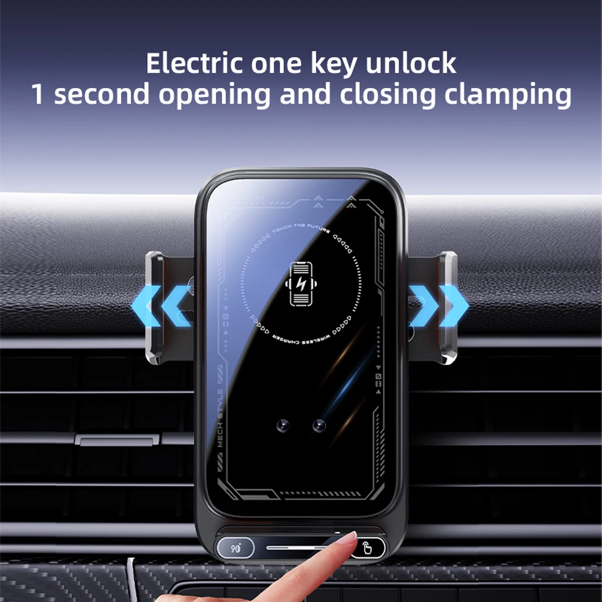 Für Honda Accord 10. Generation 2018-2022 Auto-Handyhalterung Infotainment-Display Feste Basis Handy-Wireless-Ladegerät Halterung Zubehör – Detail 30