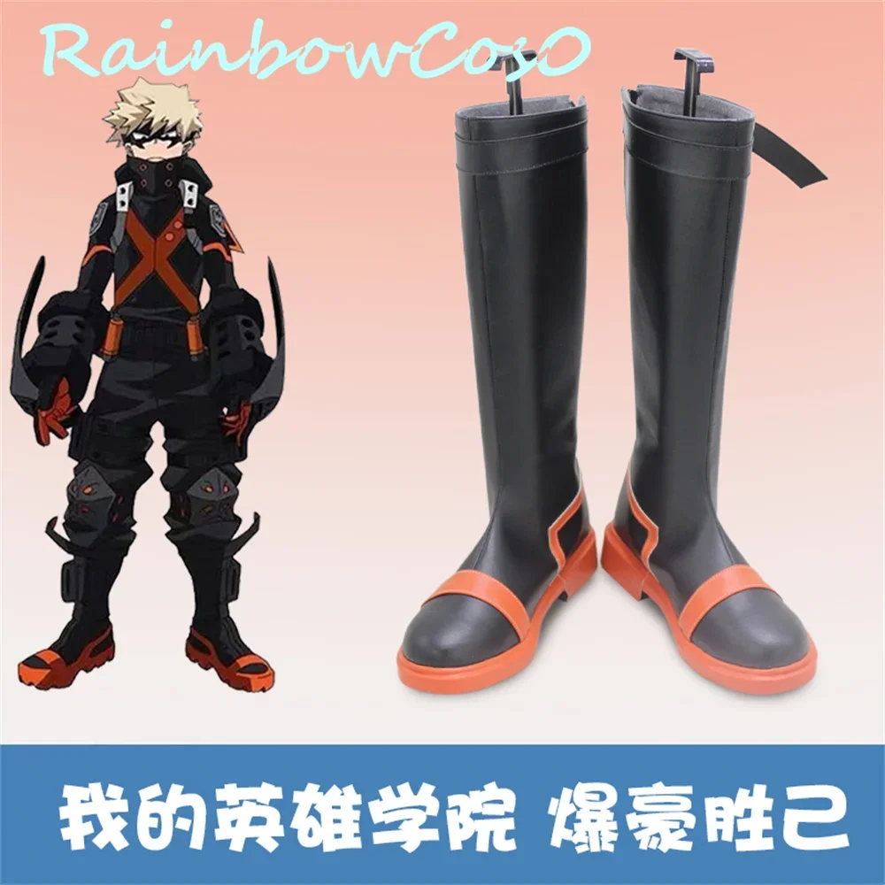 

Katsuki Cosplay Shoes Boots Halloween Christmas RainbowCos0