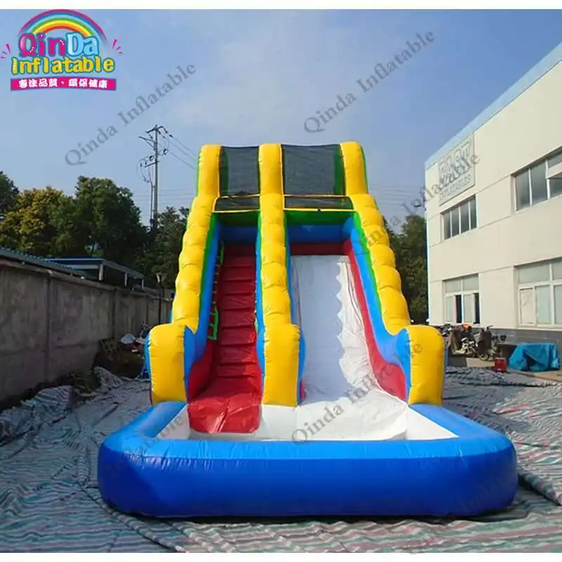 8*3.5*4 Meters Giant Inflatable Water Pool Slide,inflatable Blow Up Slide