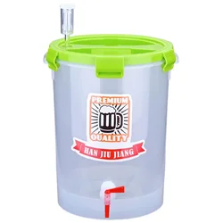 28L Beer Fermentation Bucket Home Brew Fermenter Wine Making Tank