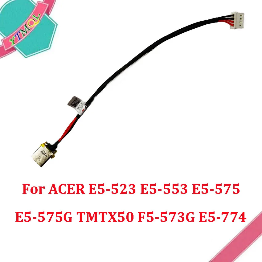 

1PCS DC Jack Power Cable Socket For ACER E5-523 E5-553 E5-575 E5-575G TMTX50 F5-573G E5-774 Power Interface