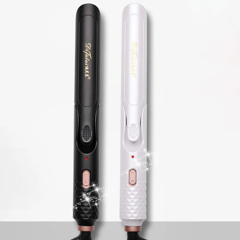 

1Pcs Hair Straightener Curling Iron Dual Purpose Electric Steam Straightener for Home and Salon Use Portable 360 Rotating Cord