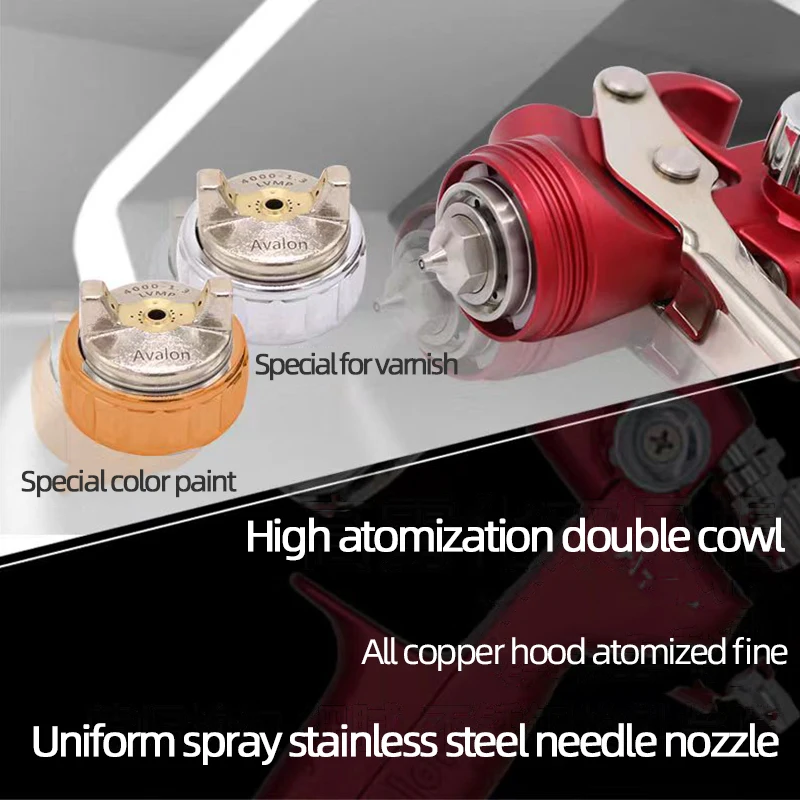 Avalon A-4000 Car Spray Gun Paint Spray Gun High Atomization Pneumatic Tool Top Paint Gun