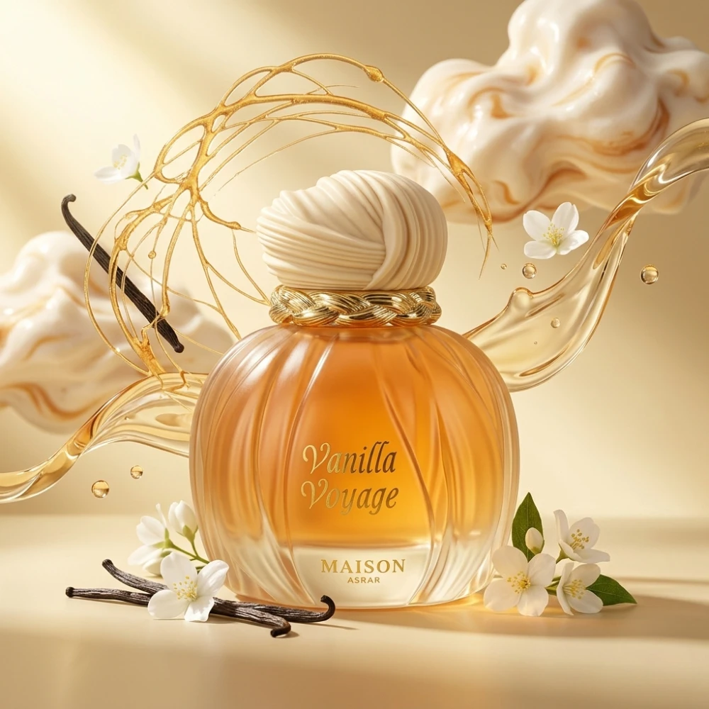 A MAISON ASRAR 100ml Vanilla Caramel Perfume Sweet Honey Tonka Musk Long Lasting Eau De Parfum Unisex Gourmand Warm Fragrance view 2