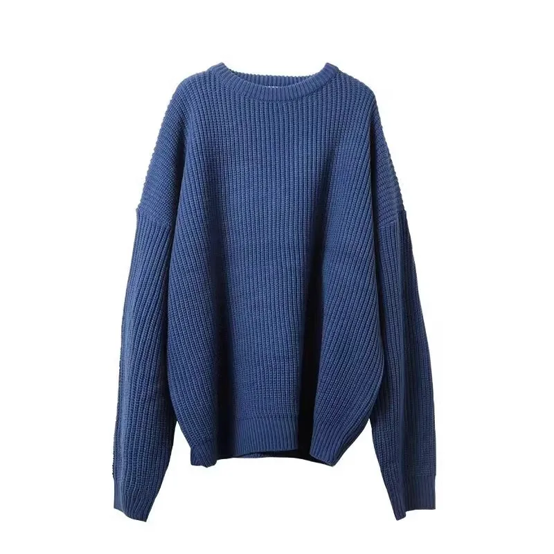 

Корейские модные свитера мужские осенние однотонные шерстяные свитера Slim Fit мужская уличная одежда вязаный свитер мужские пуловеры