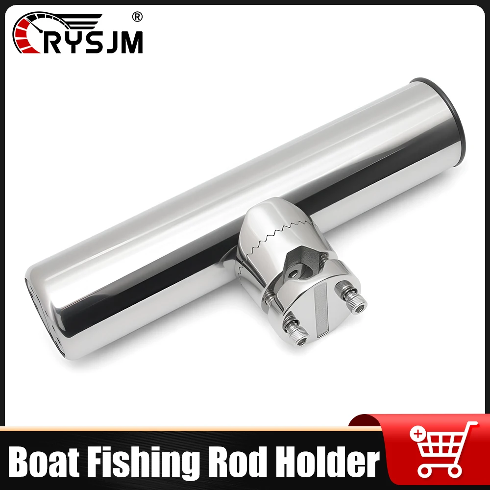 Suporte para Vara de Pesca em Aço Inoxidável, Acessórios para Vara de Pesca, Suprimentos de Pesca para RV e Barco Marinho