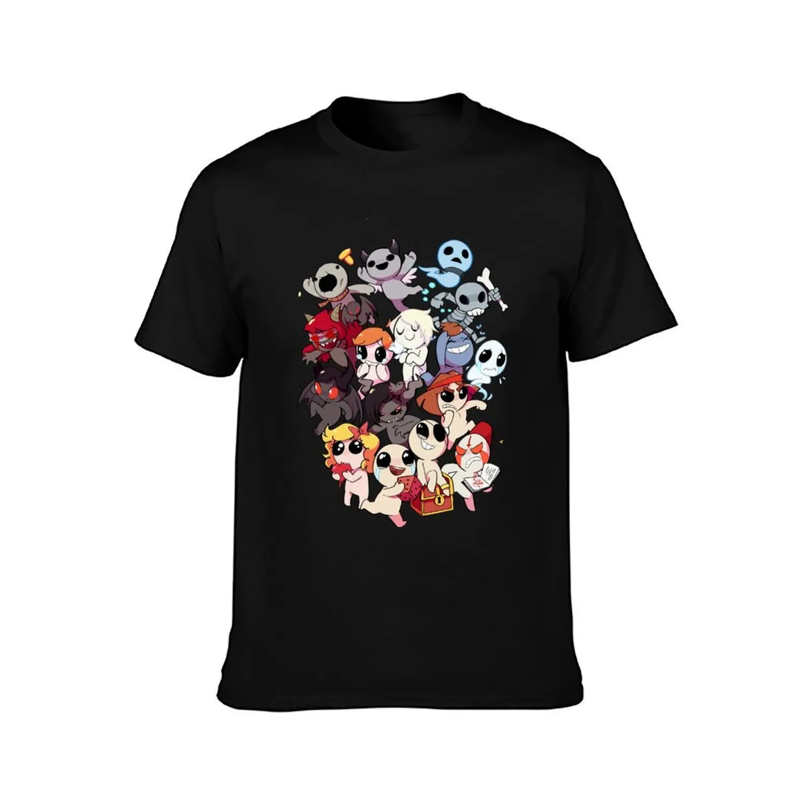 The Binding Of Isaac T-Shirt Summer Casual Cotton Tee Oversized Streetwear Tops Vintage Graphic Print Loose Fit Short Sleeve