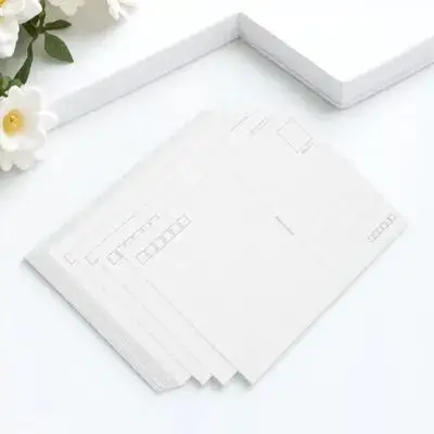 

20Pcs Blank Postcards Smooth Writing Surface Ideal for DIY Art Craft Projects White Mailable Postcard Sheets for Personal