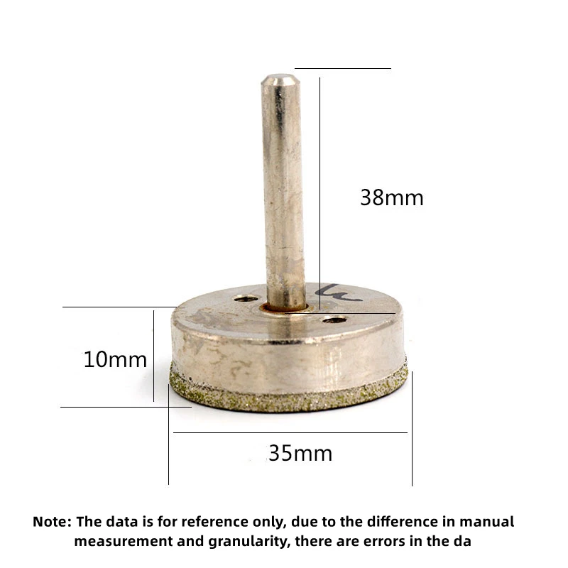6mm Shank Fine/Coarse Sand Peace Button Jade Buckle Grinding Head Polishing Jade Processing Tools Grinding Wheel