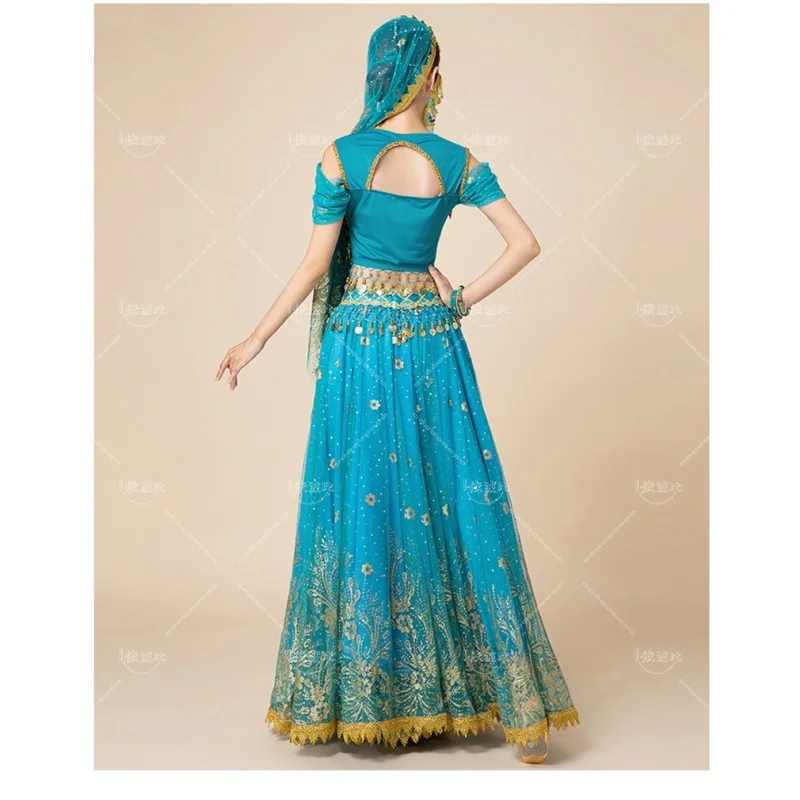 Dames Buikdans Top Set Indian Halloween Kleding Bollywood Kleding