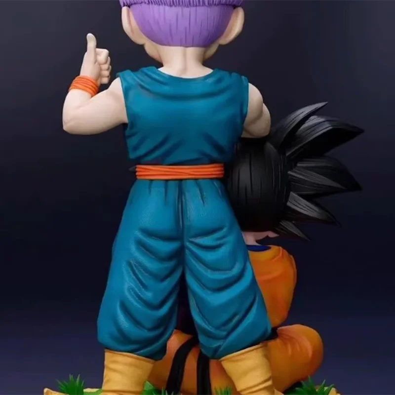 متوفر في المخزون لعبة دراغون بول زد سون جوتن جذوع الشكل سوبر سايان عمل أرقام بولي كلوريد الفينيل تمثال جمع نموذج اللعب الهدايا حقيقية