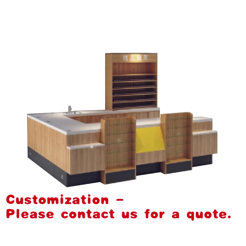 

Customize.Retailer Shops Pharmacy Shop Cash Counter Retail Counter Desk Combination Checkout Counter
