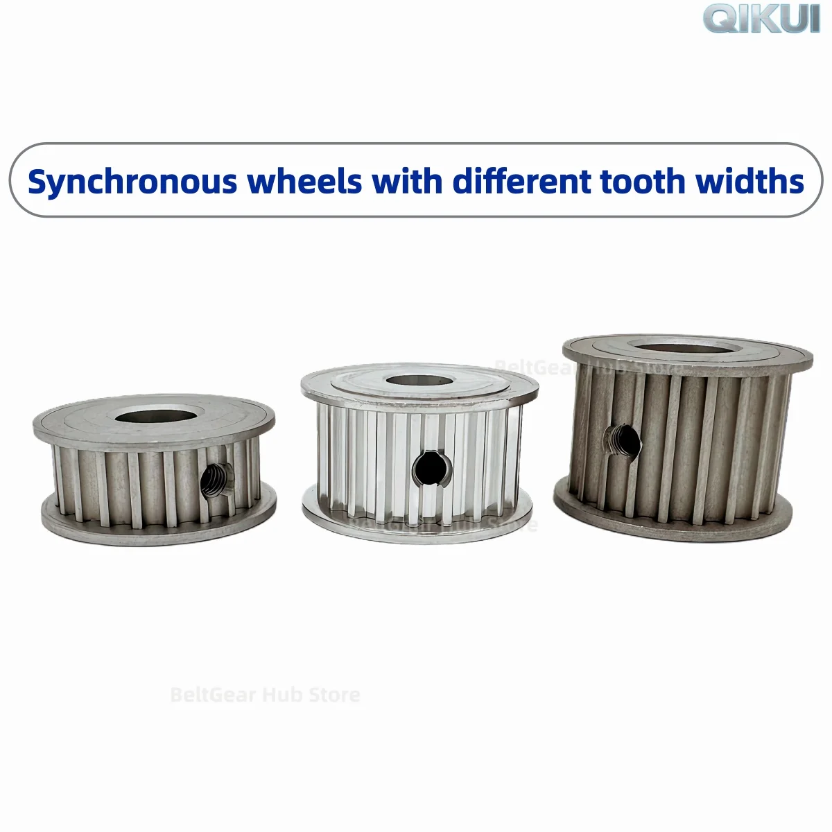 Belt Pulley T5-16T Bore Size 5/6/6.35/7/8/10/12/14 mm Toothed Pulley AF Shape Teeth Pitch 5 mm For T5 Width 10/15 mm Timing Belt