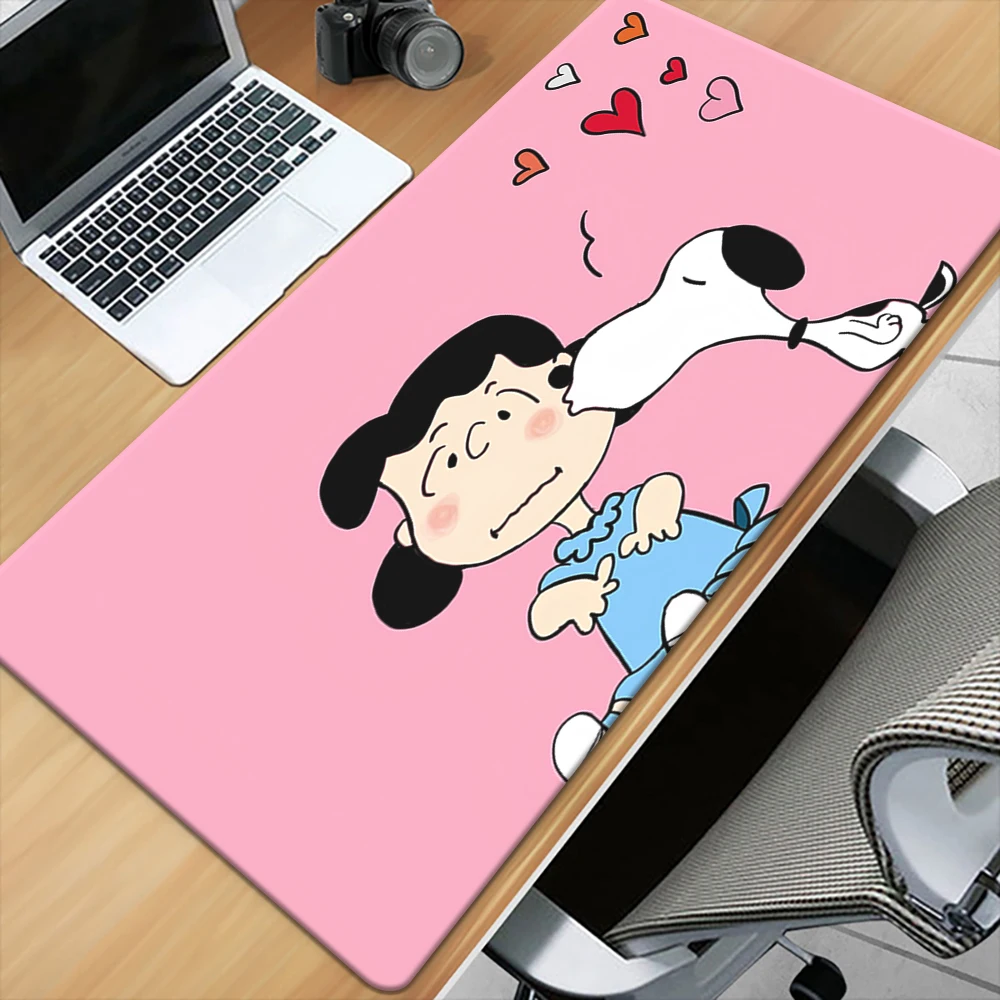 Large Mousepad XXL Snoopy Cute HD Mouse Pad Keyboard Game Accessories Mouse Mats Game Office Computer PC Gamer Laptop Desk Mat