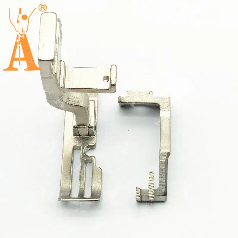 

Прижимная лапка для швейной машины Heavy Duty 5490 с левым ограничителем, двойным зубчатым пазом, для обрезки, прижима клея и обработки края, универсальная модель 75