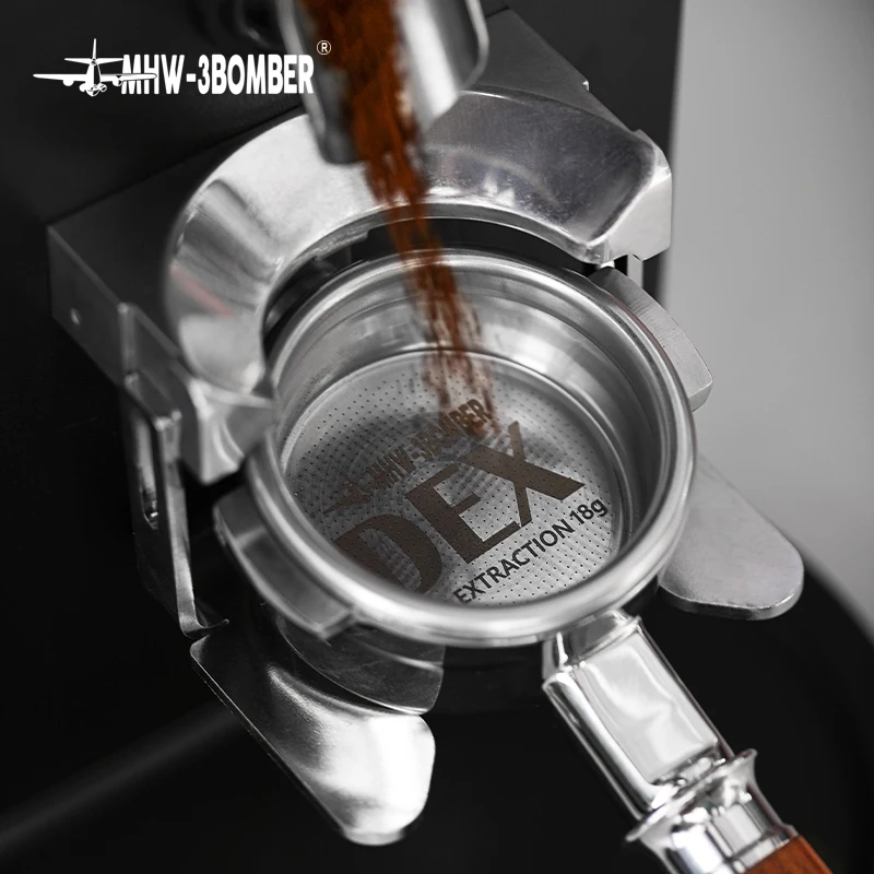 DEX Präzise 58,5mm Espresso Kaffee Filter Körbe 18g 20g mit Espresso Puck Bildschirm Fit 58mm Siebträger hause Barista Zubehör