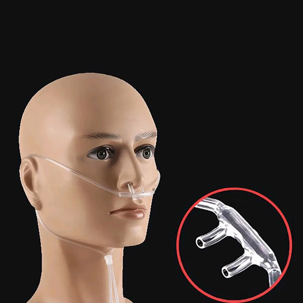 5/10pcs Disposable Oxygen Tube 2m/5m Nasal Cannula Oxygen Tube Medical Care Breathing Cannula Independent Packing