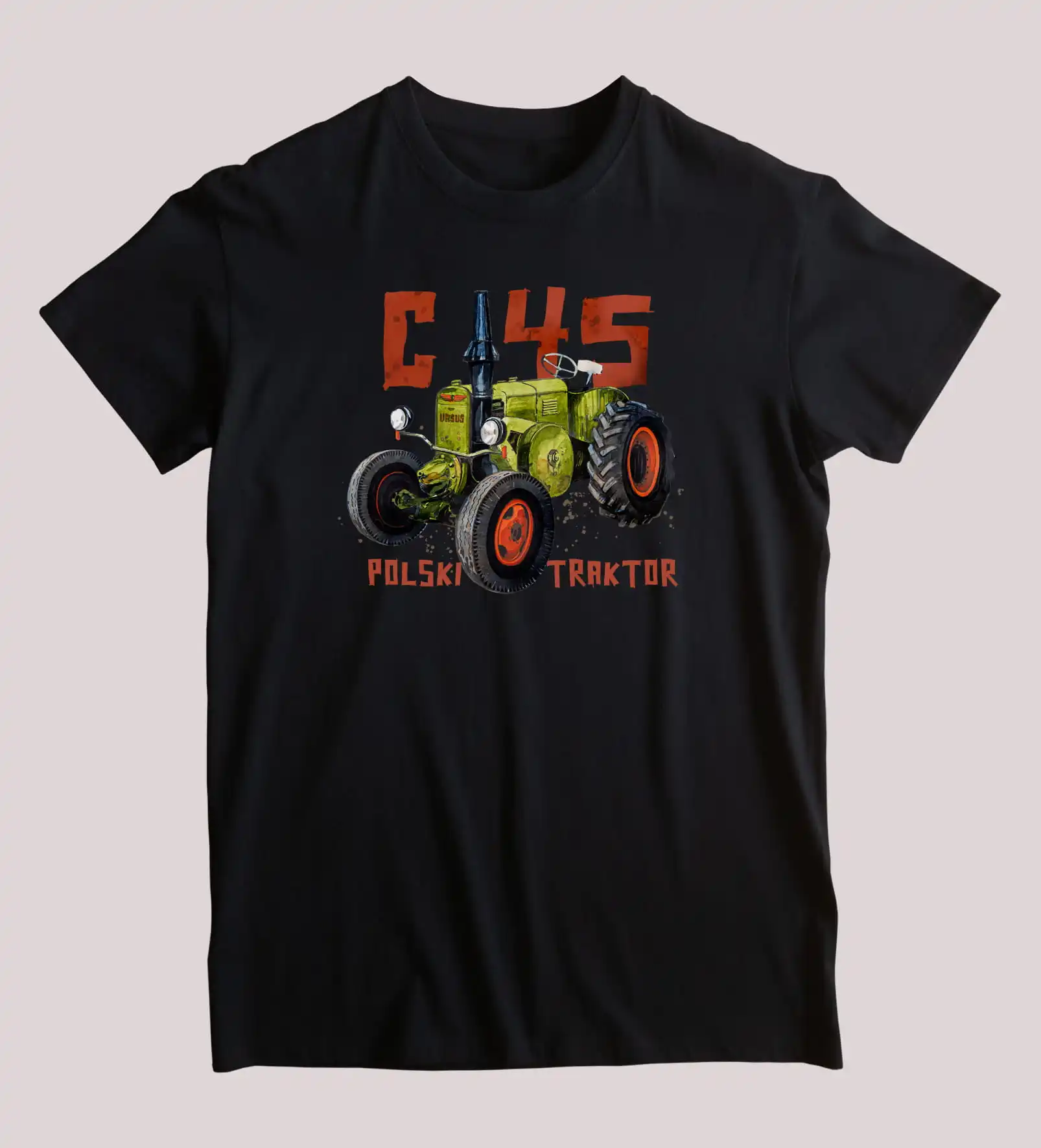 

Poland Built Ursus C-45 Tractor T-Shirt. Summer Cotton Short Sleeve O-Neck Mens T Shirt New S-3XL