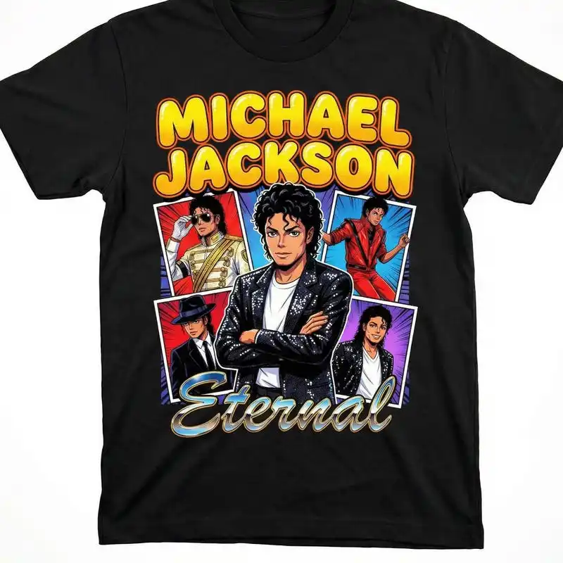 Michael Jackson Eternal Shirt Vintage Anime Comic Tee Retro Pop Art