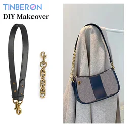 Bag Strap For Underarm Bag Leather Handle Bag Strap Vintage Gold Extension Chain Acessórios Cadeia de Metal Correia decorativa