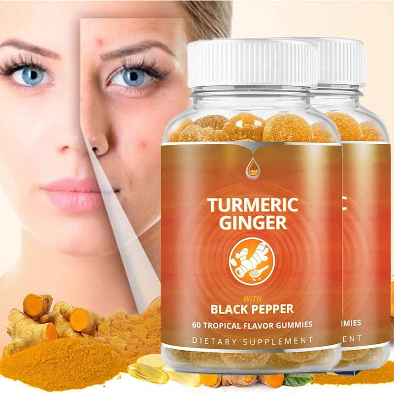 2 bottles Curcumin fudge anti-oxidation prevention of senile dementia anti-inflammatory promotion of skin health anti-aging