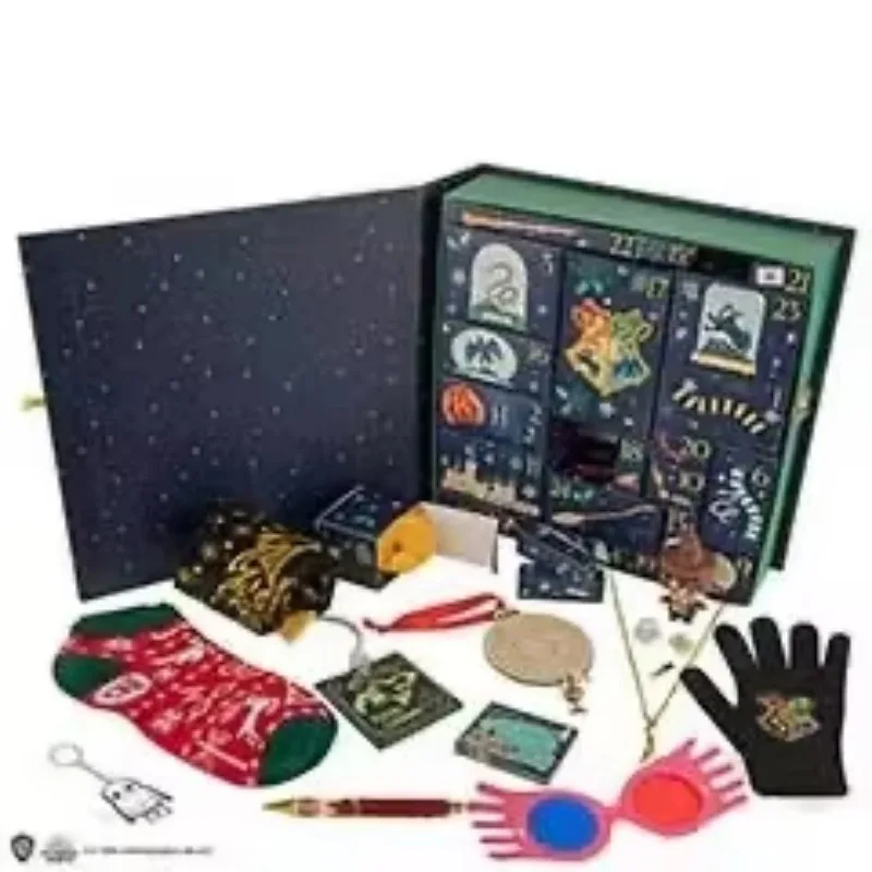 Personalizzazione. Calendario avvent Scatola cieca per il conto alla rovescia di Natale con calzini e giocattoli agitati Regalo di Natale Calendario regalo per giocattoli per bambini