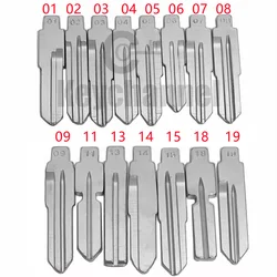 10pcs KD Key Blade Universal Car Key Blank TOY43 CY24 MIT11 TOY48 HYN11 FO38 Uncut Blade for KEYDIY KD Xhorse for Toyota Jeep