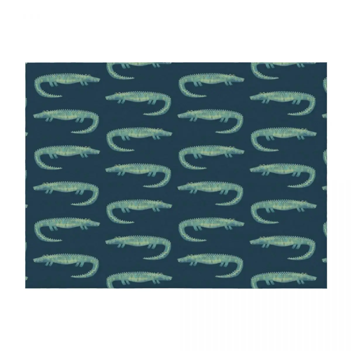 

Alligator Throw Blanket Sofa Quilt Thins Camping Picnic Blankets