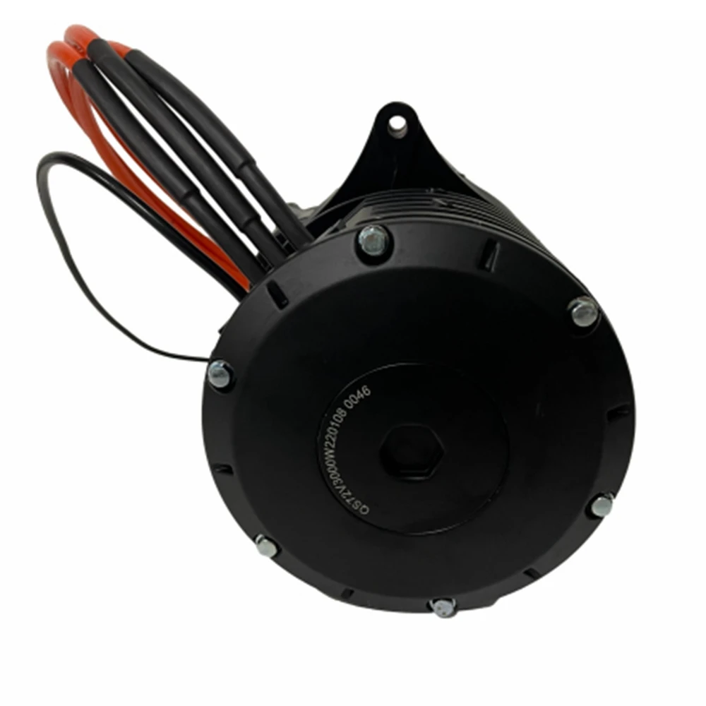 QSMOTOR 138-C 3000W 70H V3 High Torque  Internal Gear Mid-Drive Motor For E-Vehicle Electric Motorcycle with 1:2.35 gear