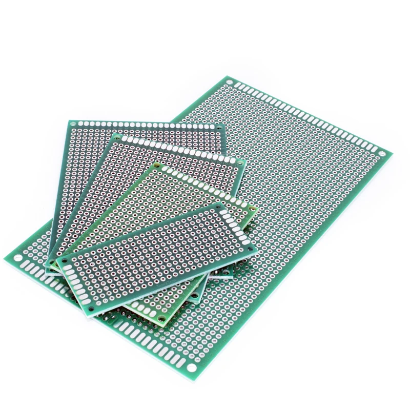 9x15 8x12 7x9 6x8 5x7 4x6 3x7 2x8 cm duplo lado protótipo diy universal circuito impresso pcb placa protoboard para arduino