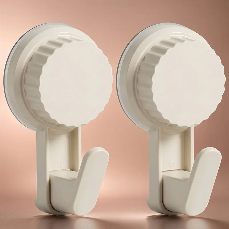 Vacuum Suction Cup Hooks, Reusable Waterproof Strong Suction Cup Hooks, Suitable for Bathroom, Kitchen, Bedroom, Utility Hooks