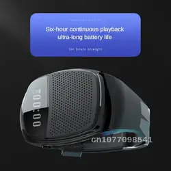 B90 Wrist Wireless Bluetooth Speaker Watch Creative Mini Audio Outdoor Sports Intelligent Display Portable Card Radio Free Calls